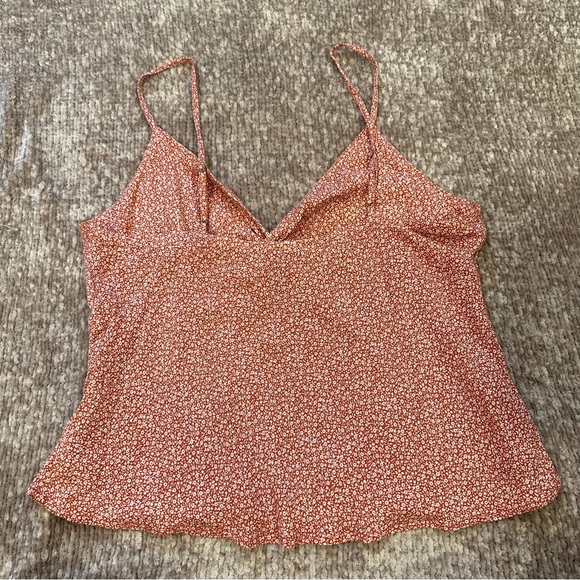 Abercrombie Pink Twisted Front Cami Tank Top - Picture 2 of 6